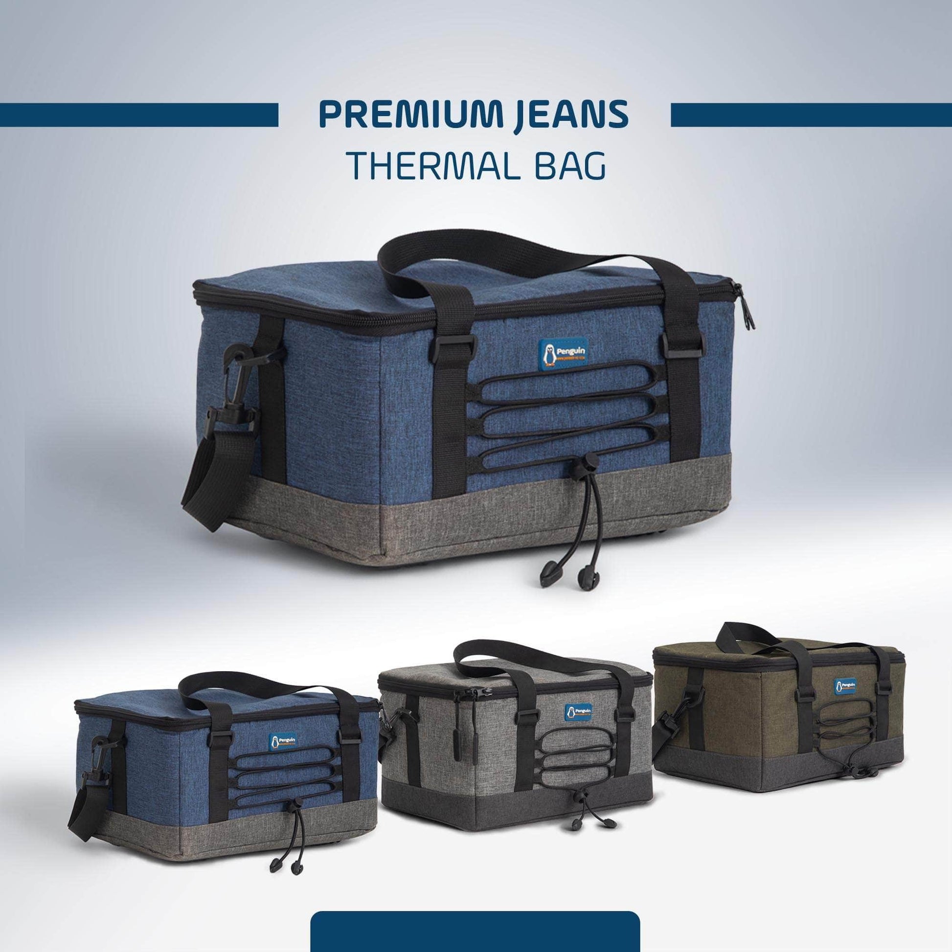 Penguin Group Thermal Bag 9 Liters, Exotic Jeans 3X Insulated thermal Bag