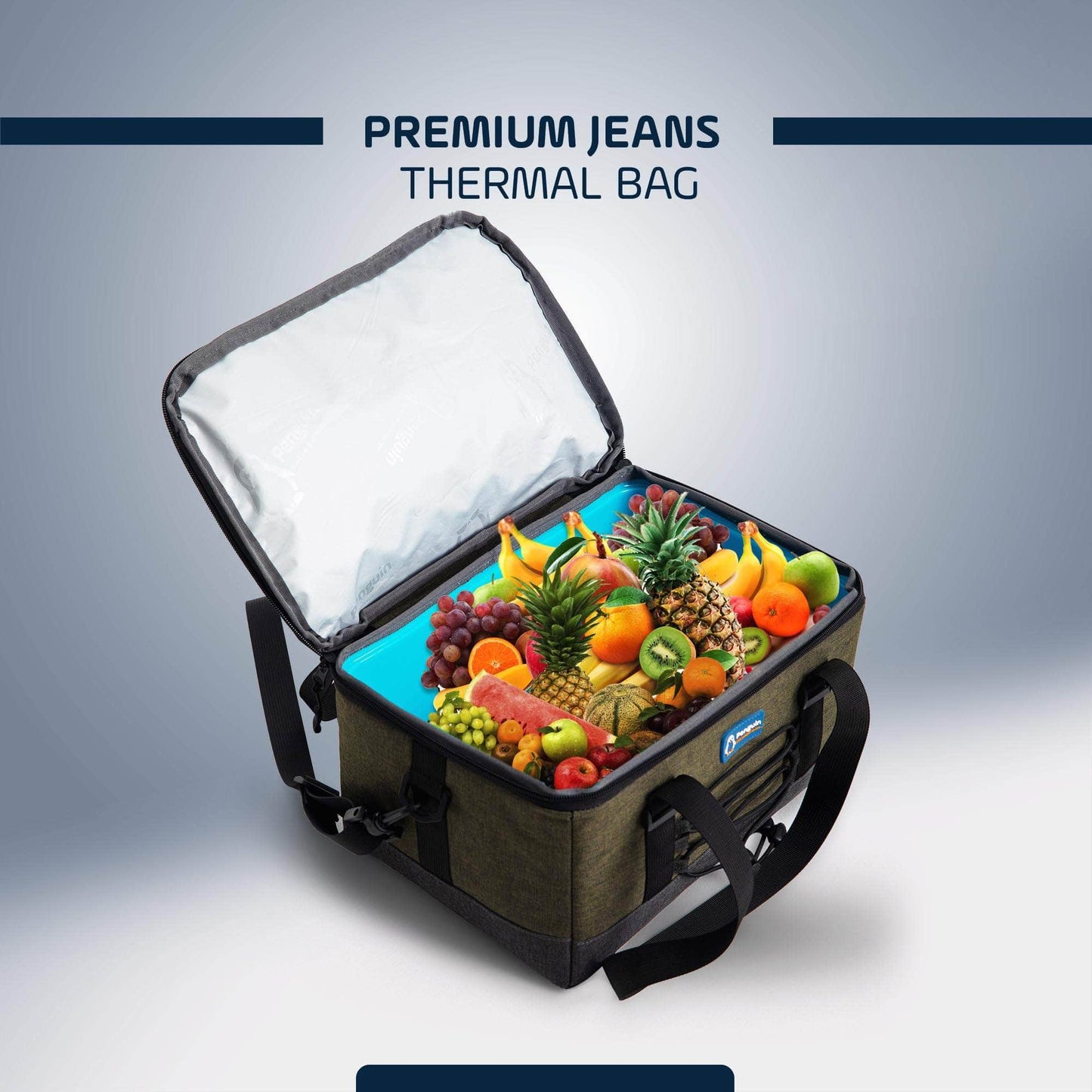 Penguin Group Thermal Bag 9 Liters, Exotic Jeans 3X Insulated thermal Bag