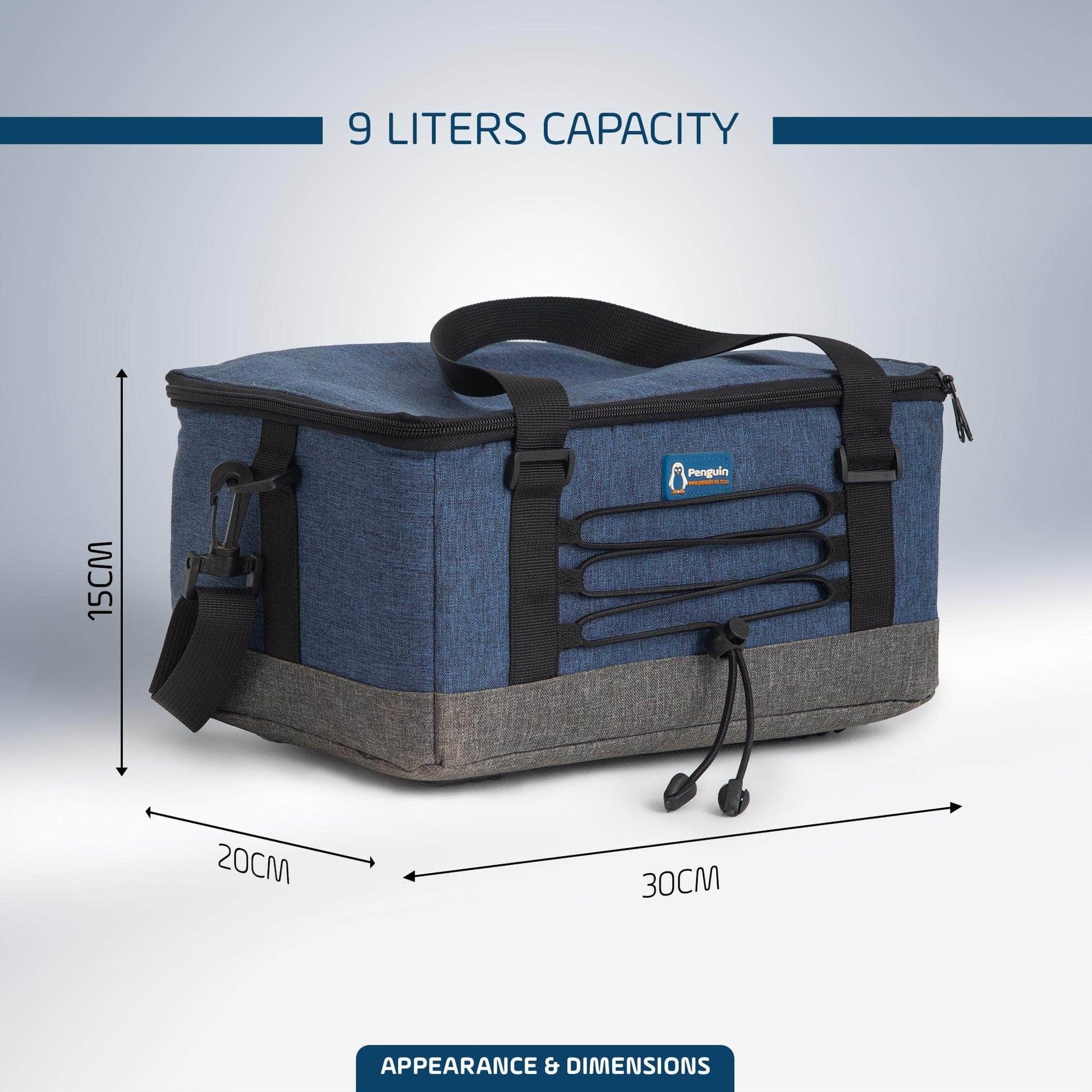 Penguin Group Thermal Bag 9 Liters, Exotic Jeans 3X Insulated thermal Bag