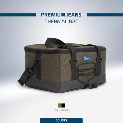 Penguin Group Thermal Bag Oily 9 Liters, Exotic Jeans 3X Insulated thermal Bag