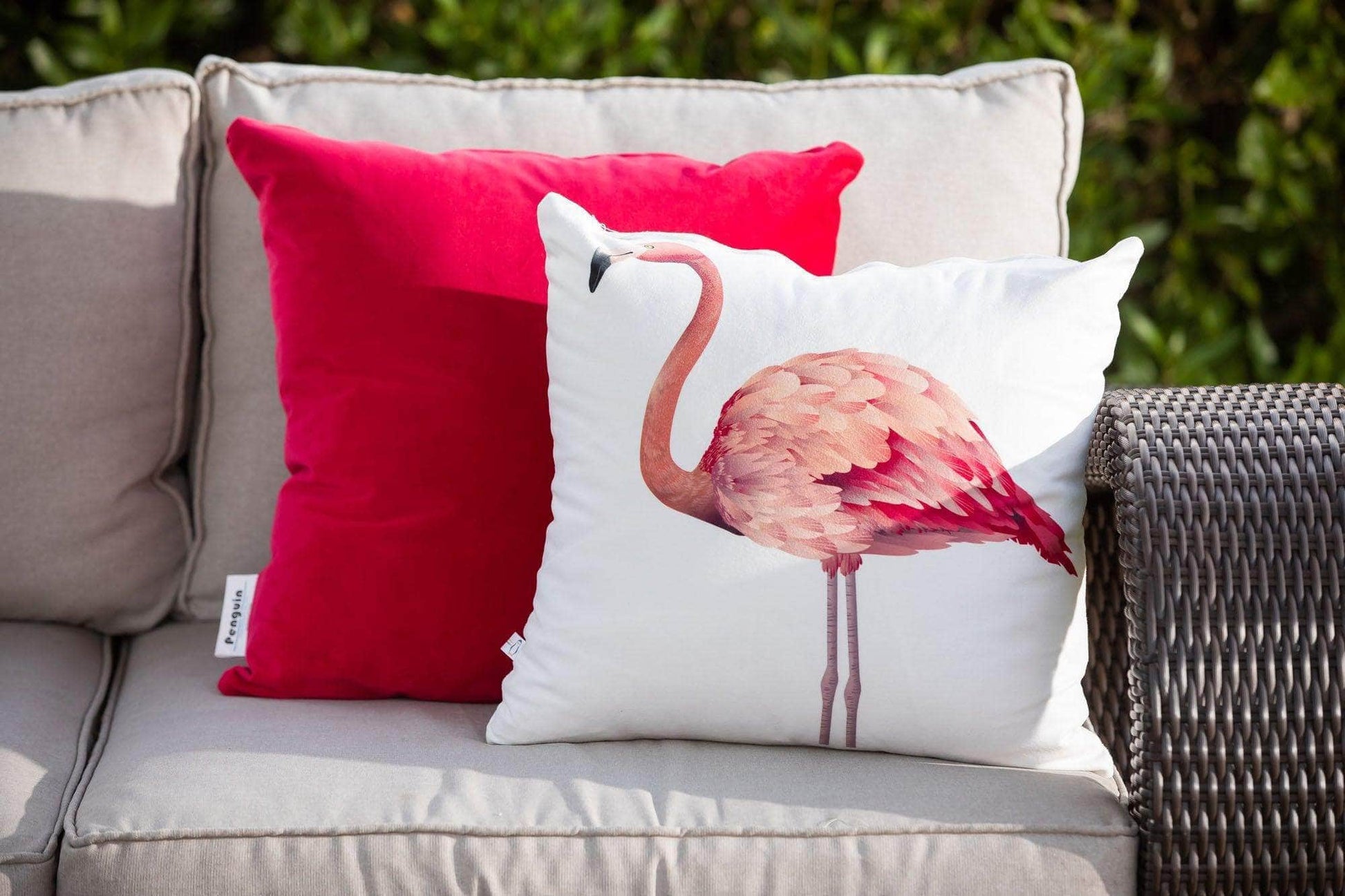 Penguin Group Tropical Throw Pillows