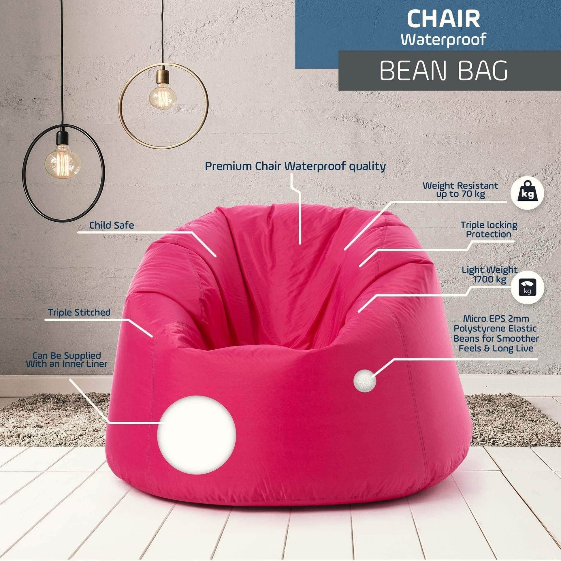 Penguin Group Waterproof Bean Bags Chair Waterproof Bean bag