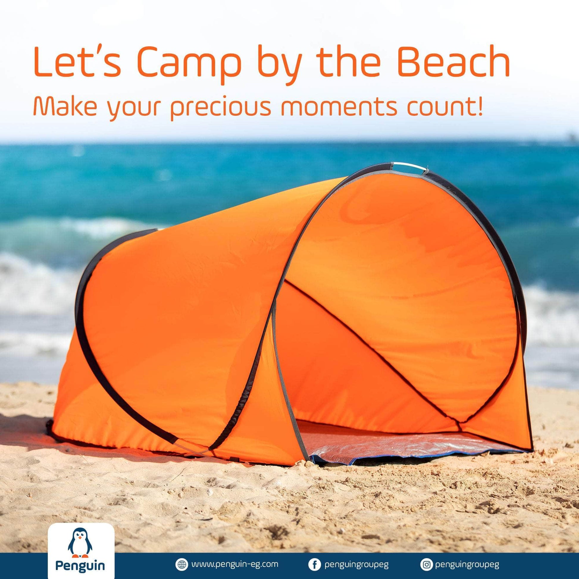 Penguin Pop-Up Beach 1-2 Persons Tent